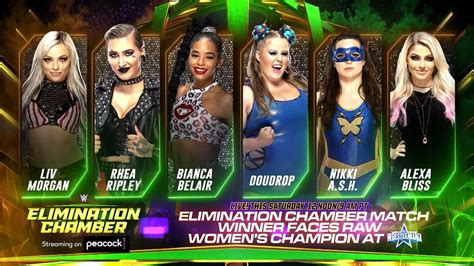 wwe elimination chamber 2022 match card|women's elimination chamber 2022.